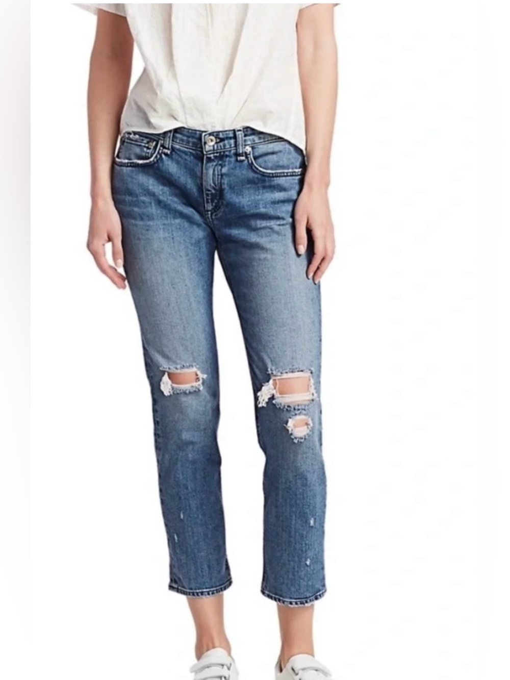 rag & bone DRE Low Rise Slim Boyfriend Jeans, women’s Size 34